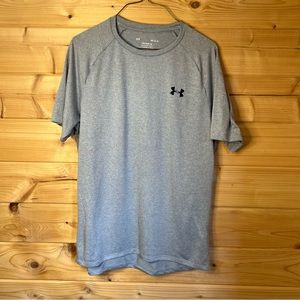 Under armour tech tee light grey mens medium tshirt